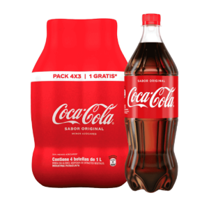 Coca-Cola 1.000 ml Pack x4.