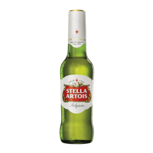 Cerveza Stella Artois Belga botella de 330 ml.