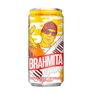 Cerveza Brahma Edicion Limitada Pablito Lezcano de 269 ml.