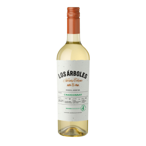 Vino Blanco Los Arboles chardonnay de 750 ml.