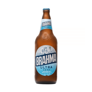 Cerveza Brahma Ultra Cero Retornable de 940 ml.