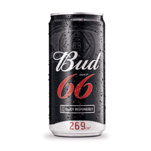 Cerveza Budweiser 66 lata de 269 ml.