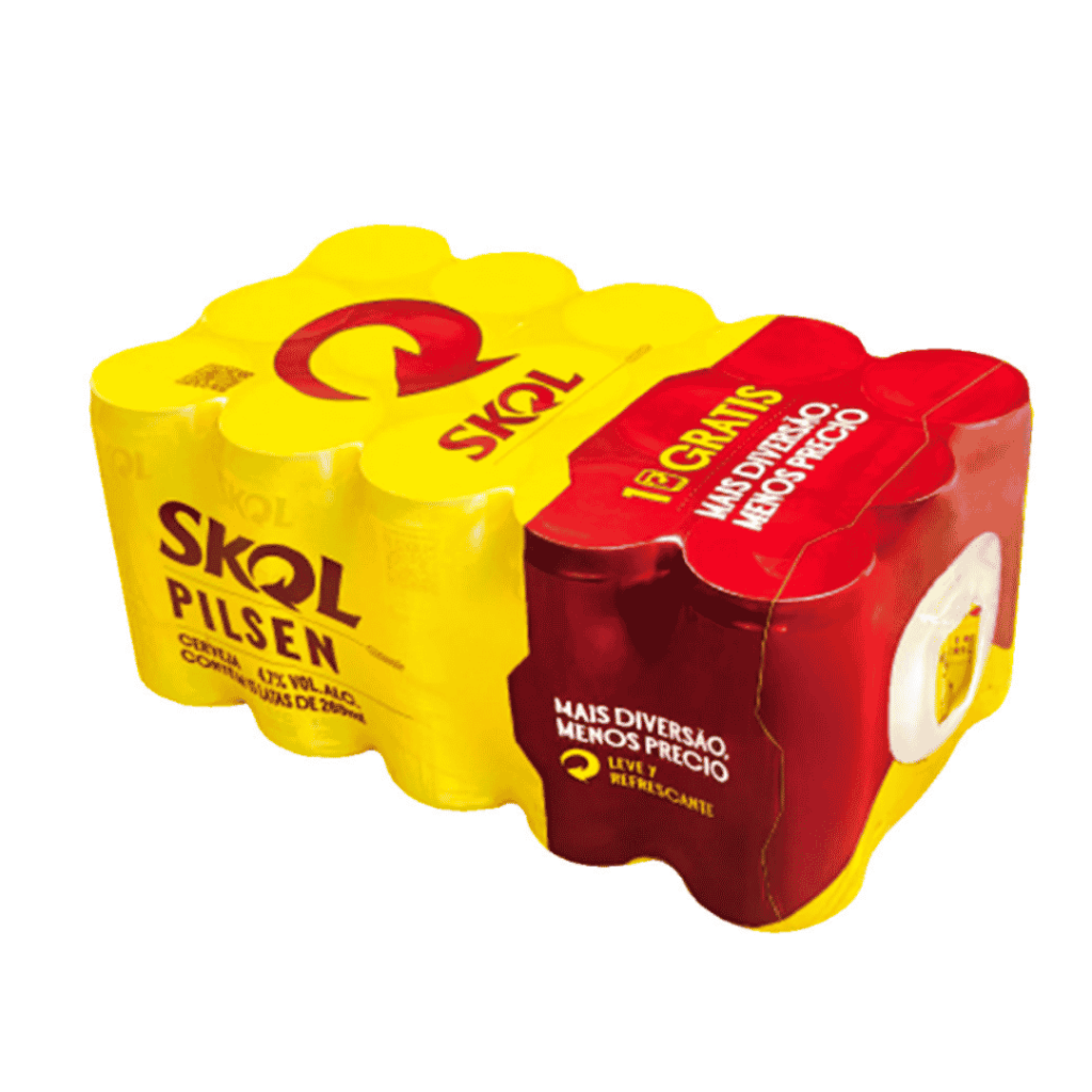 Cerveza Skol Lata de 269 ml Edicion Pack Promo x 15 Uni.
