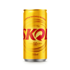 Cerveza Skol Lata de 269 ml.