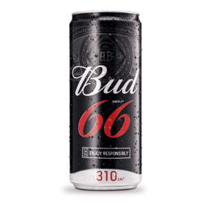 Cerveza Budweiser 66 Lata de 310 ml.