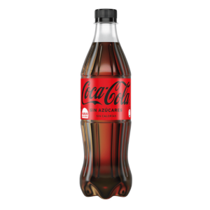 Gaseosa Coca Cola Zero de 500 ml.