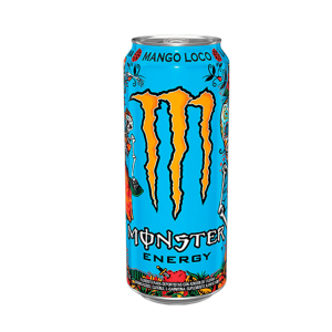 Energizante Monster Mango Loco Lata de 473 ml.