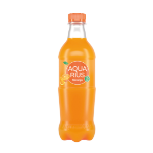 Agua Saborizada Aquarius naranja de 410 ml.
