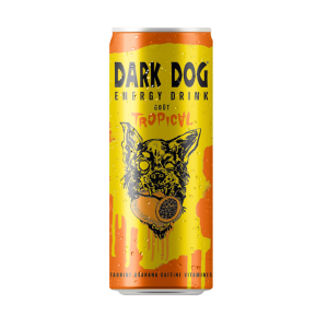 Energizante Dark Dog Drink Tropical de 500 ml.