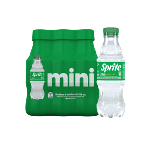 Gaseosa Sprite Full Sugar Film Decorado de 250 ml Pack x 6 Uni.