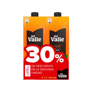 Jugos Del Valle Naranja de 1.000 ml Pack x 2 Uni.