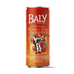 Energizante Baly Energy Drink Frutilla con Durazno de 250 ml.