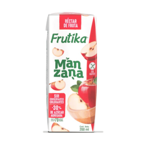 Jugo Frutika Nectar Manzana de 200 ml.