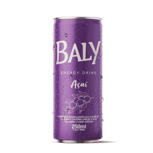 Energizante Baly Drink Acai Lata de 250 ml.