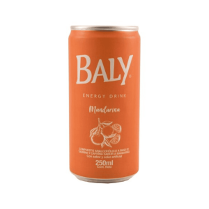 Energizante Baly Drink Mandarina Lata de 250 ml.