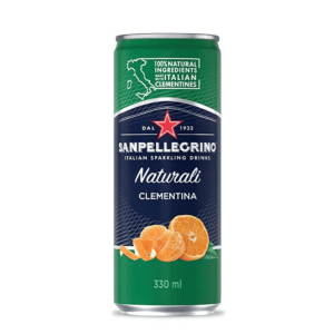 Agua San Pellegrino Saborizada Naturali Clementina de 330 ml.