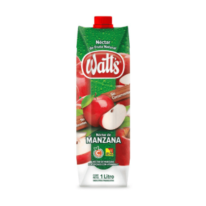 Jugo Watts Nectar manzana de 1.000 ml.