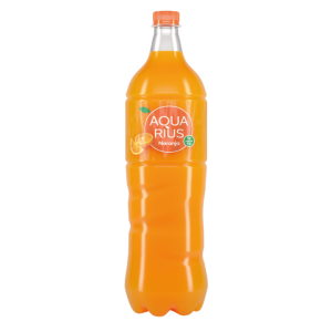 Agua Saborizada Aquarius naranja de 1.500 ml.
