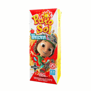 Jugo Purosol manzana de 200 ml.