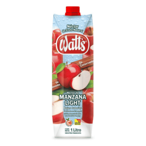 Jugo Watts manzana ligth de 1.000 ml.