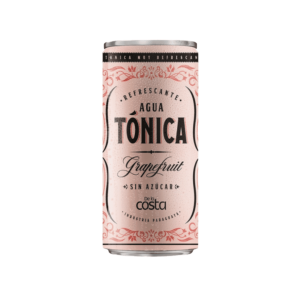 Agua Tonica De La Costa Grapefruit Lata de 269 ml.