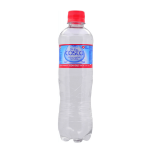 Agua Mineral De la Costa con Gas de 500 ml.