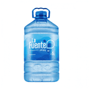 Agua Mineral La Fuente sin Gas de 5.000 ml.